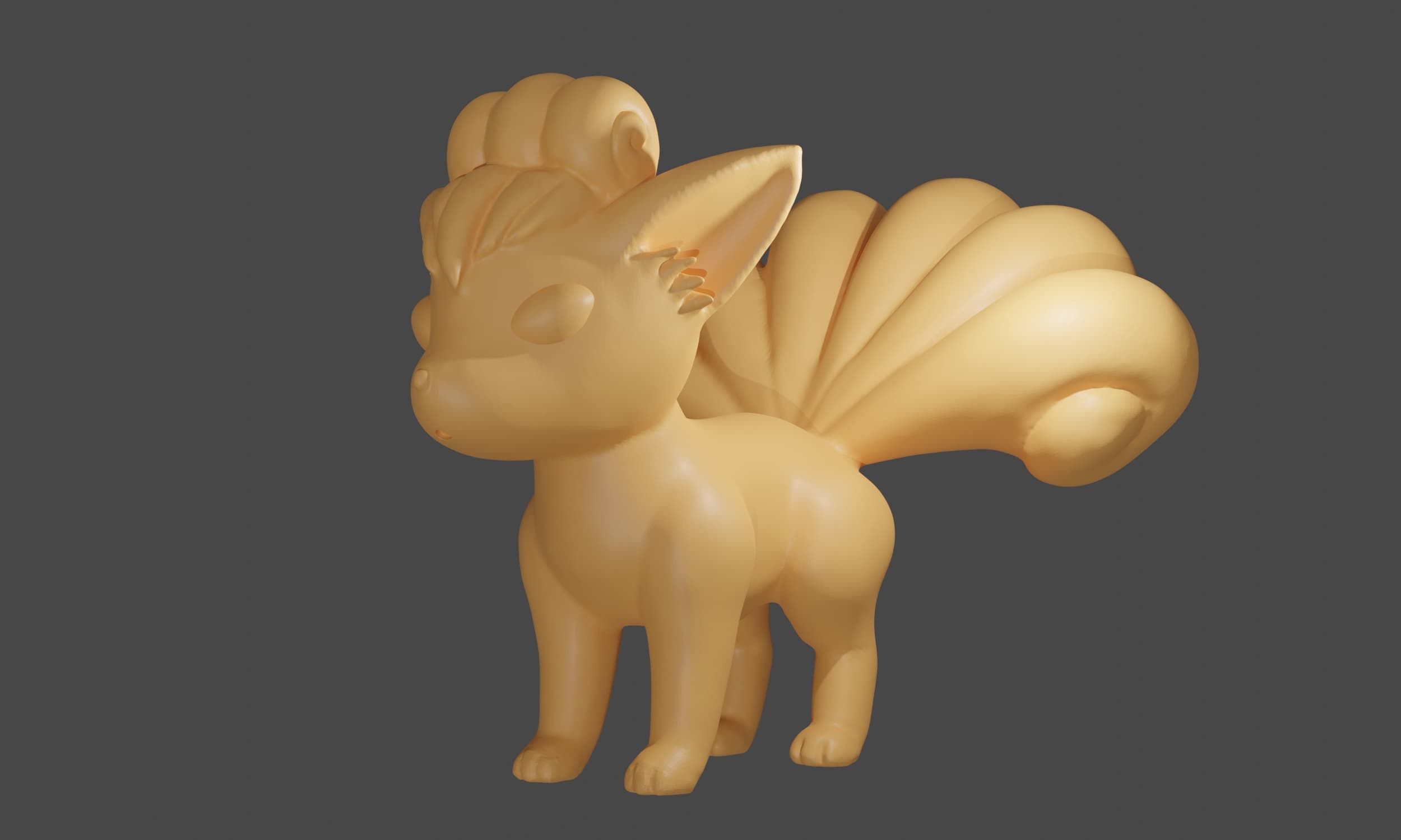 Vulpix ロコン (Pokemon) 3d model