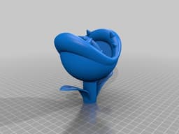 Piranha Plant Toilet Brush 3d model