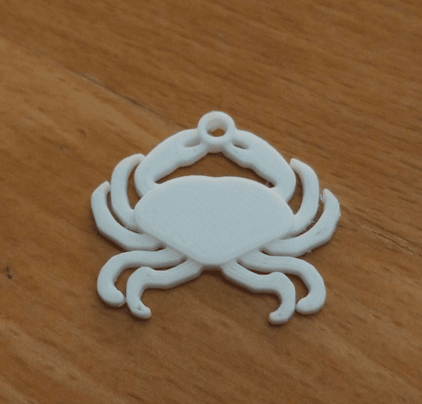 Crab Earring 3d model