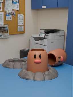 Diglett Mug Pokemon 3d model