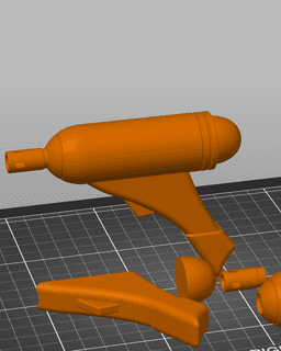 Q2 Blaster - Star Wars 3d model