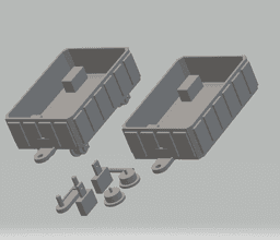FHW Coal Car Updated 3d model