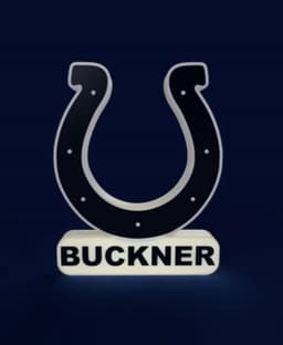 Indianapolis Colts Sign - LED Strip Compatible 3d model