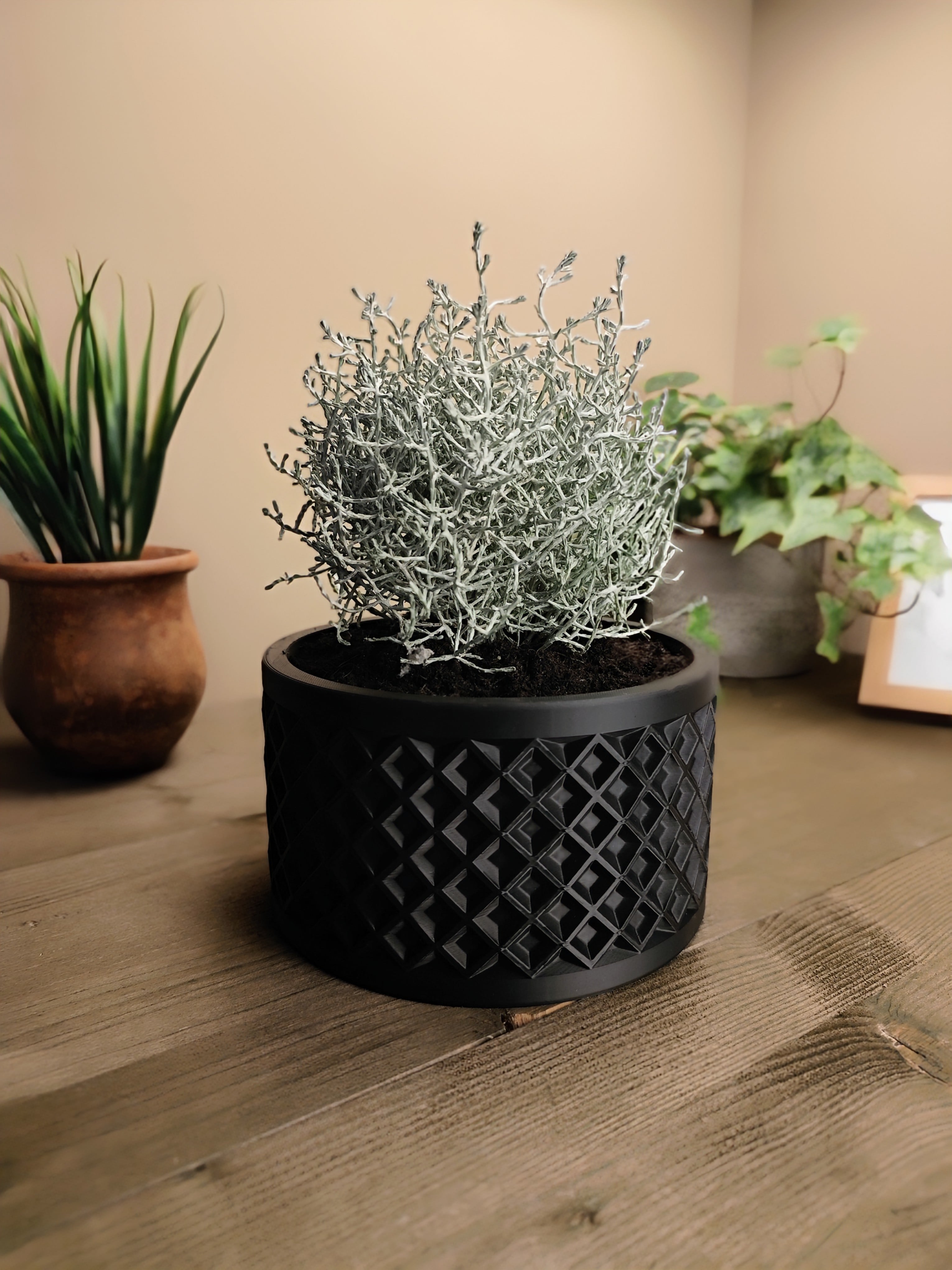 Design Plant Pot "Thousand squares" 3d model