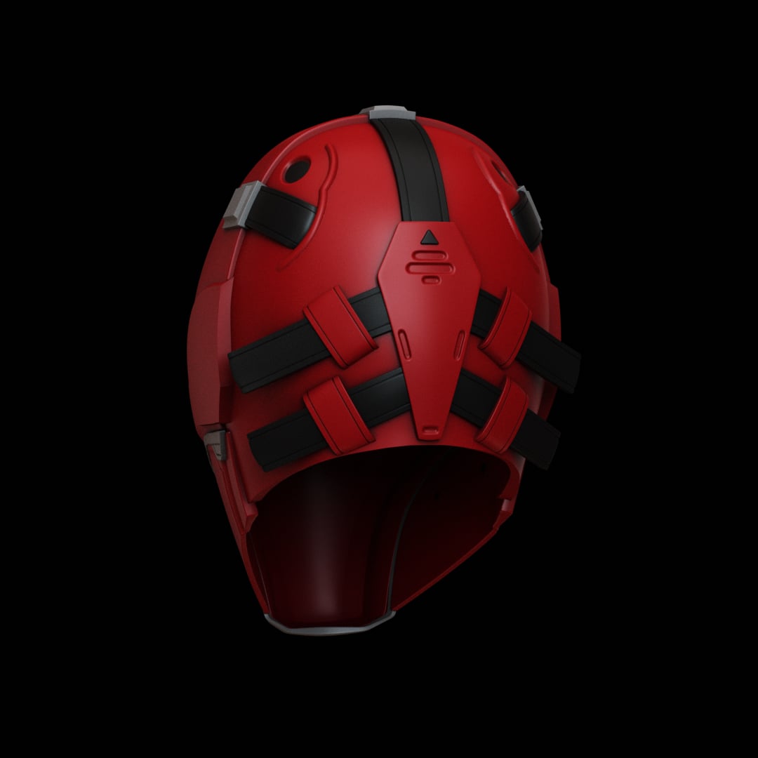 Red Mercenary Knight OPS 3D Printer File STL 3d model