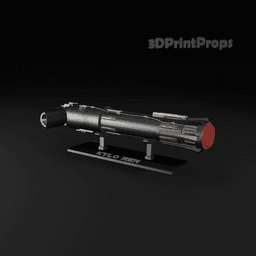Kylo Ren's Lightsaber from Star Wars 3d model