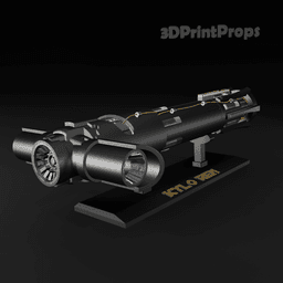 Kylo Ren's Lightsaber from Star Wars 3d model