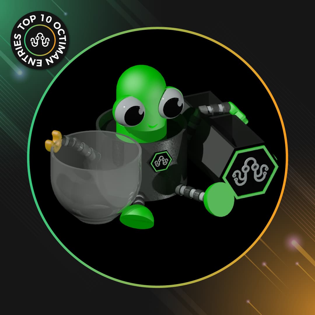 No.6 - Multi-Storage Octiman 3d model