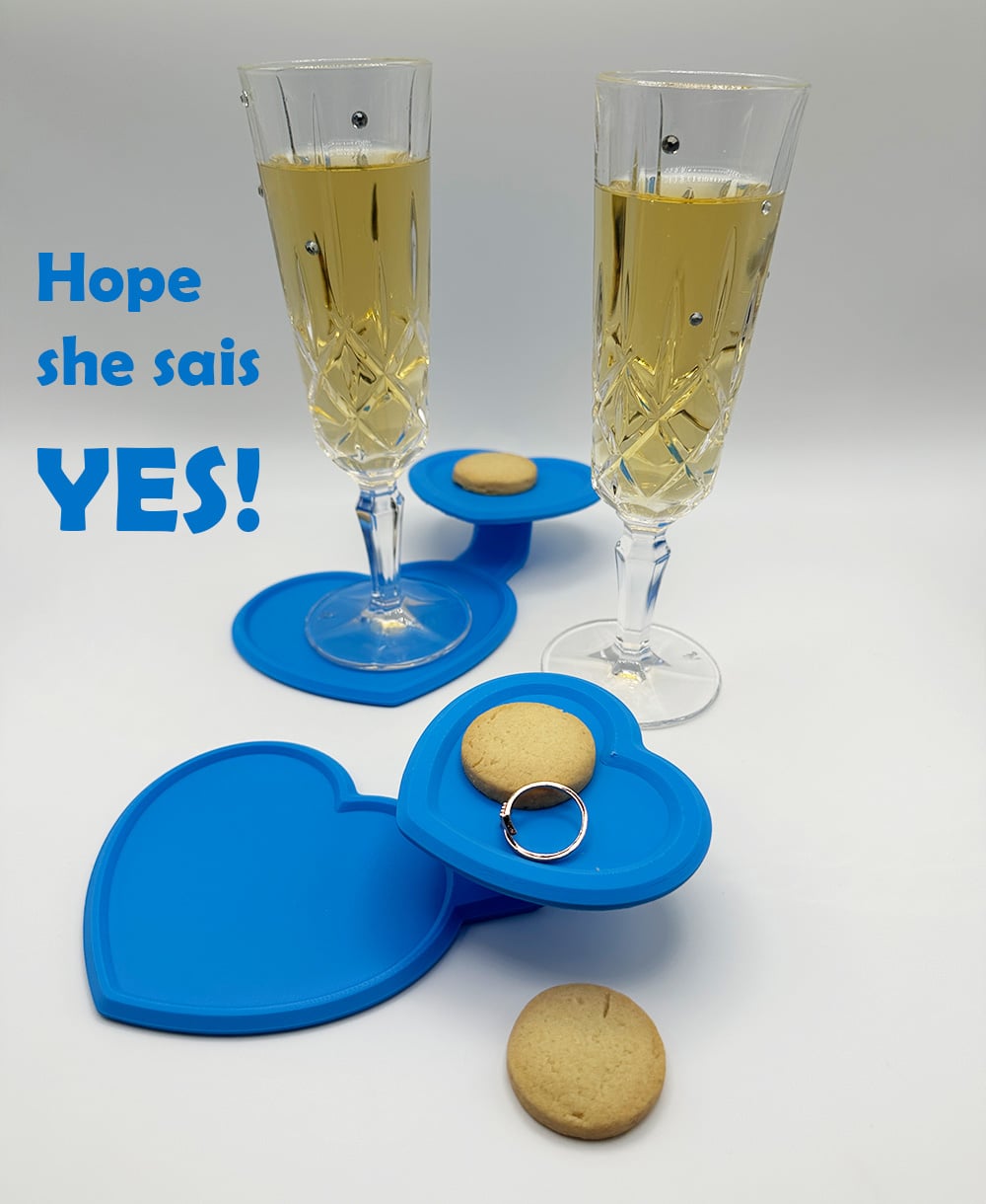 Valentines day double coaster 3d model