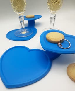 Valentines day double coaster 3d model