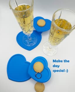 Valentines day double coaster 3d model