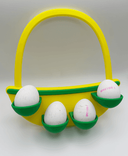 Easter Basket Wall Shelf 3d model