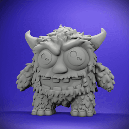 Harry -Little Monsters Flexi Keychain 3d model