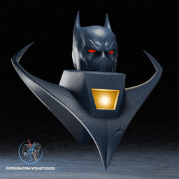 Detective Knightfall Mask 3D Printer STL File 3d model