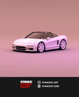 Hond4 NSX | Scale model kit car 3d model