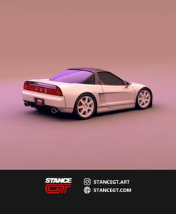 Hond4 NSX | Scale model kit car 3d model