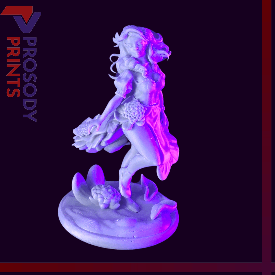 The Flower Girl - 75mm 3d model