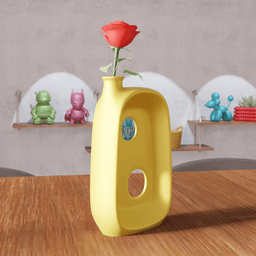 Geometric Abstract Vase 3d model