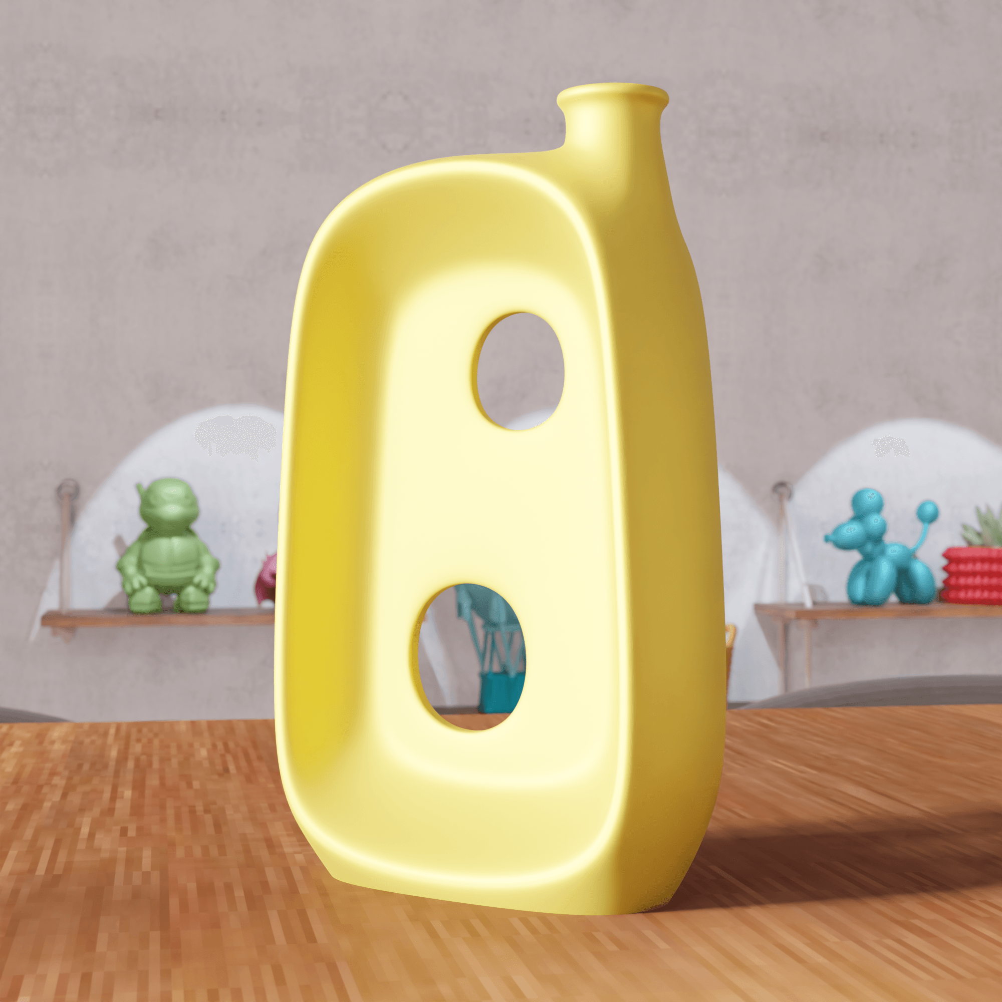 Geometric Abstract Vase 3d model