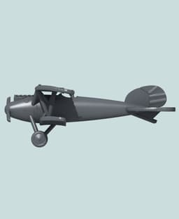 1:144 Albatros D.Va 3d model