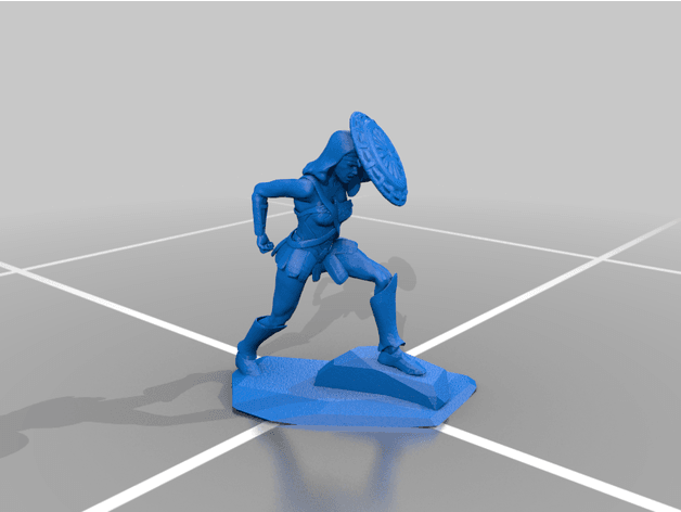 W woman 3d model