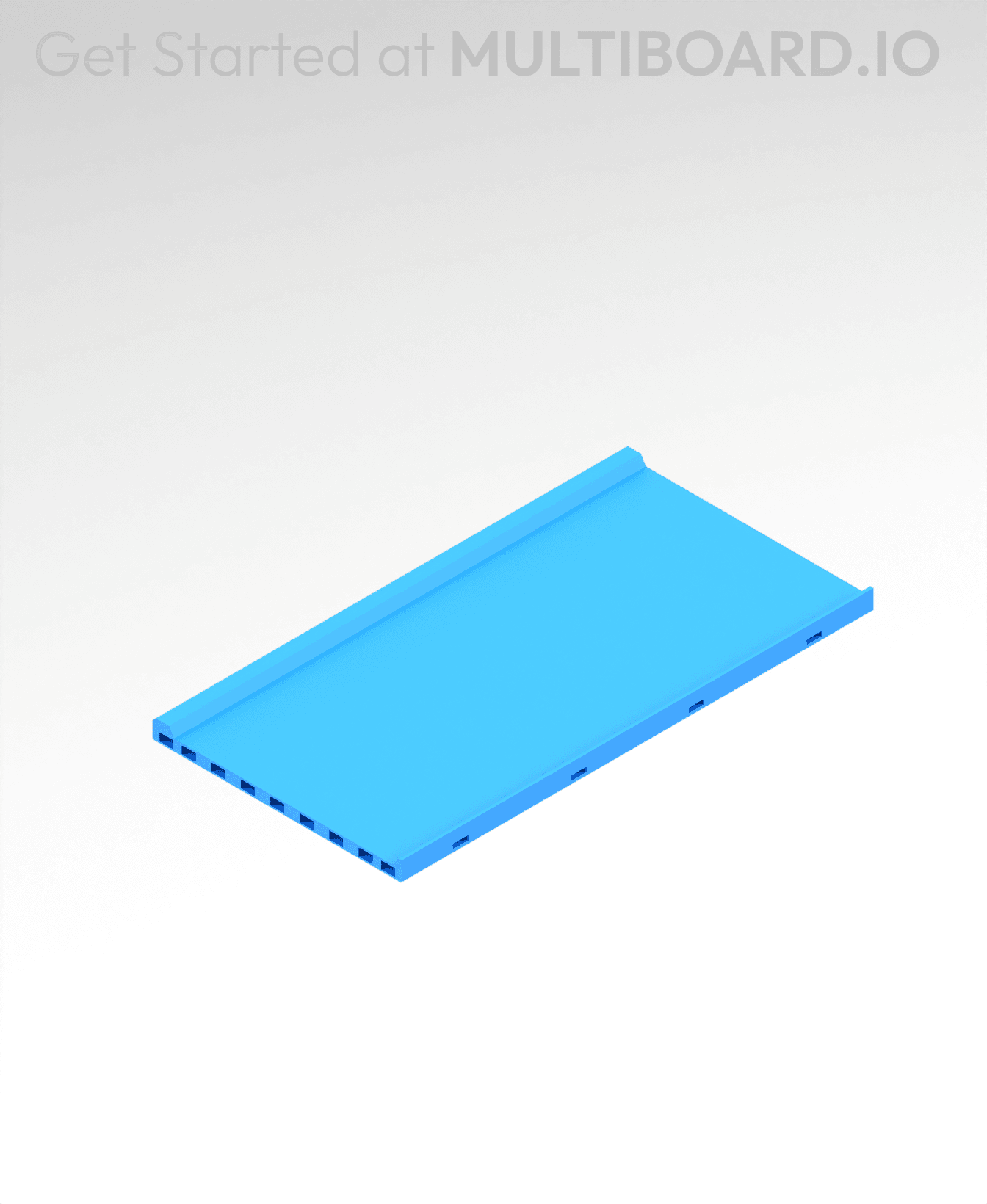 8x4 MU - Center - Modular Bolt-Locked Shelf 3d model