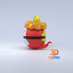 Crocalor Pokeball 3d model