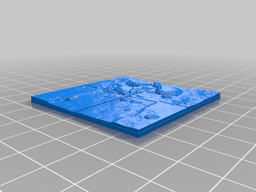 Country roads tiles 3d model