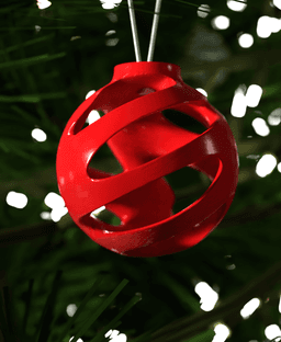 Christmas Ornament Winter Whirls 003 3d model
