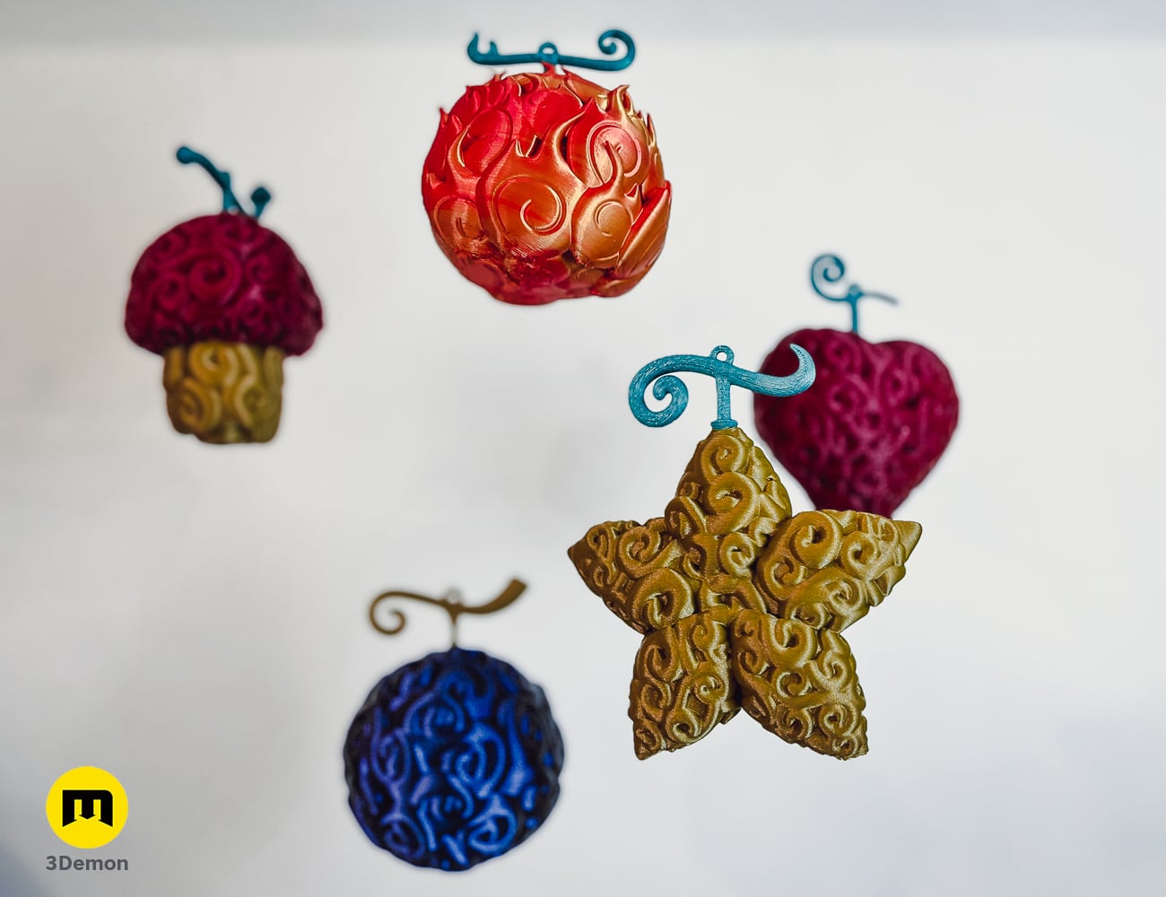 Devil Fruit Decorations - One Piece 3d model