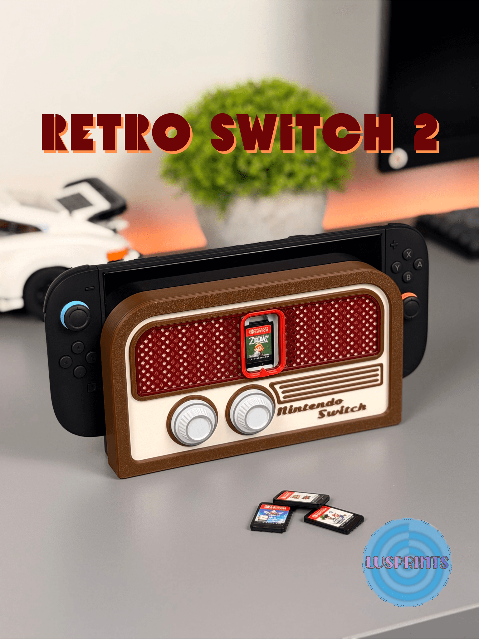 Retro Switch 2 - Nintendo Switch 2 Retro Radio 3d model