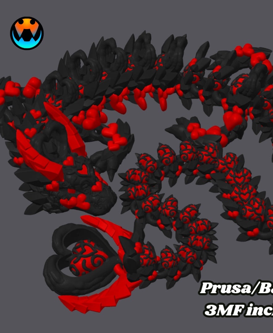 Dark Heart Dragon 3d model