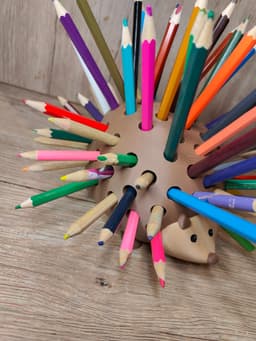 Pencil Hedgehog 3d model