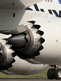 Jet Engine Chevron Nozzle 3d model