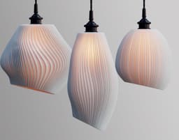 Organic Shape Shades 3d model