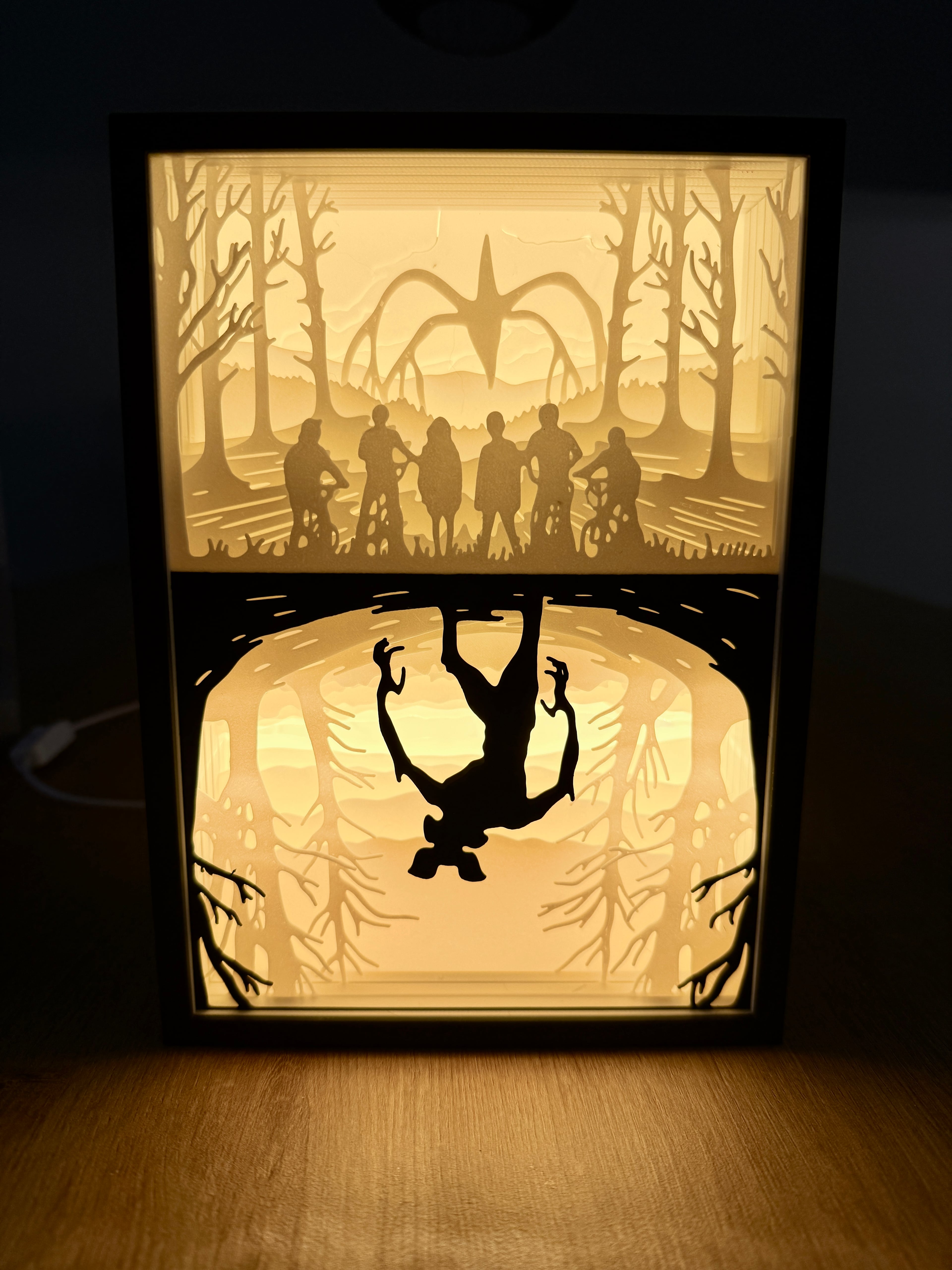 Stranger Things Light Box Lamp 3d model