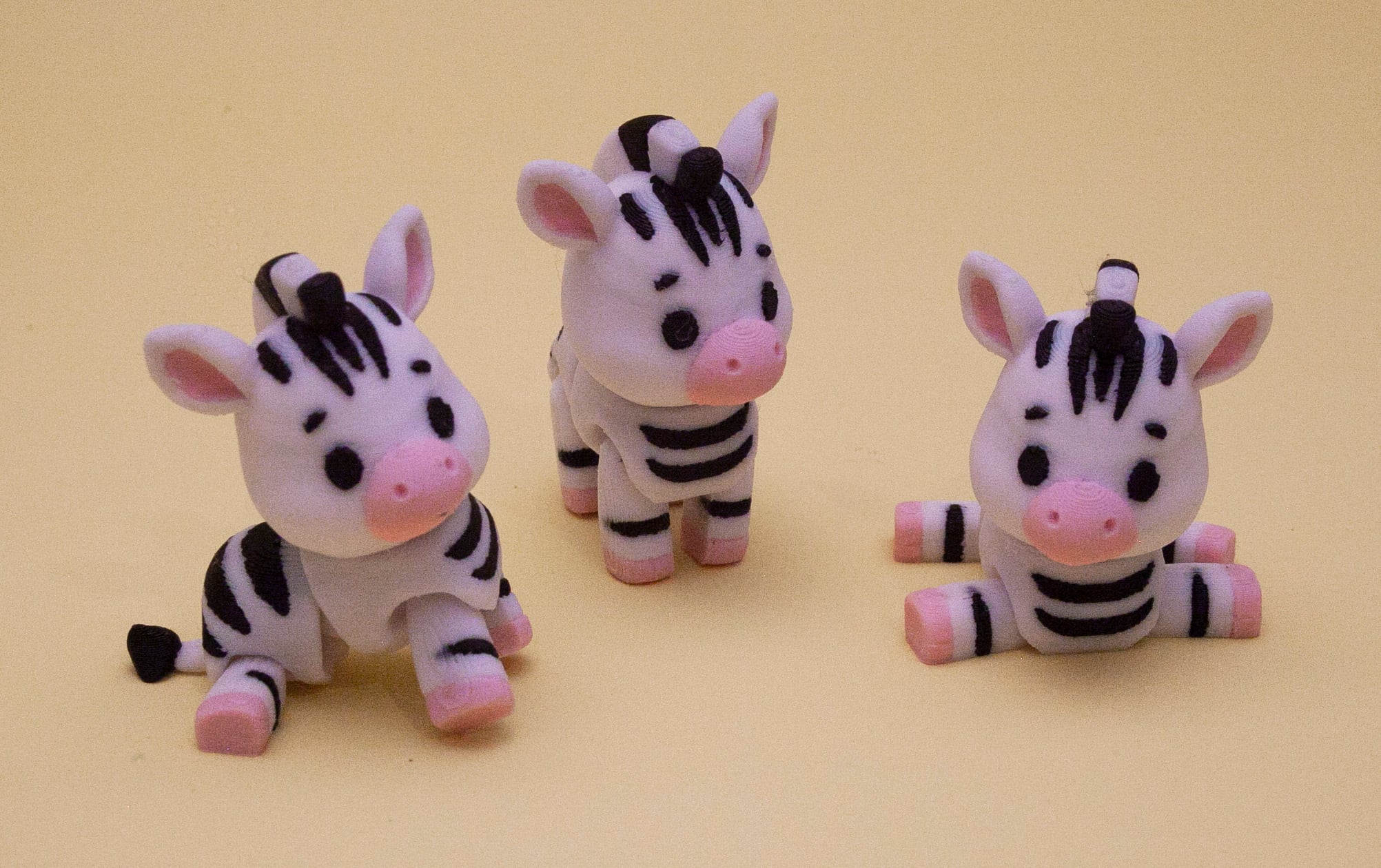 Flexi Zebra 3d model