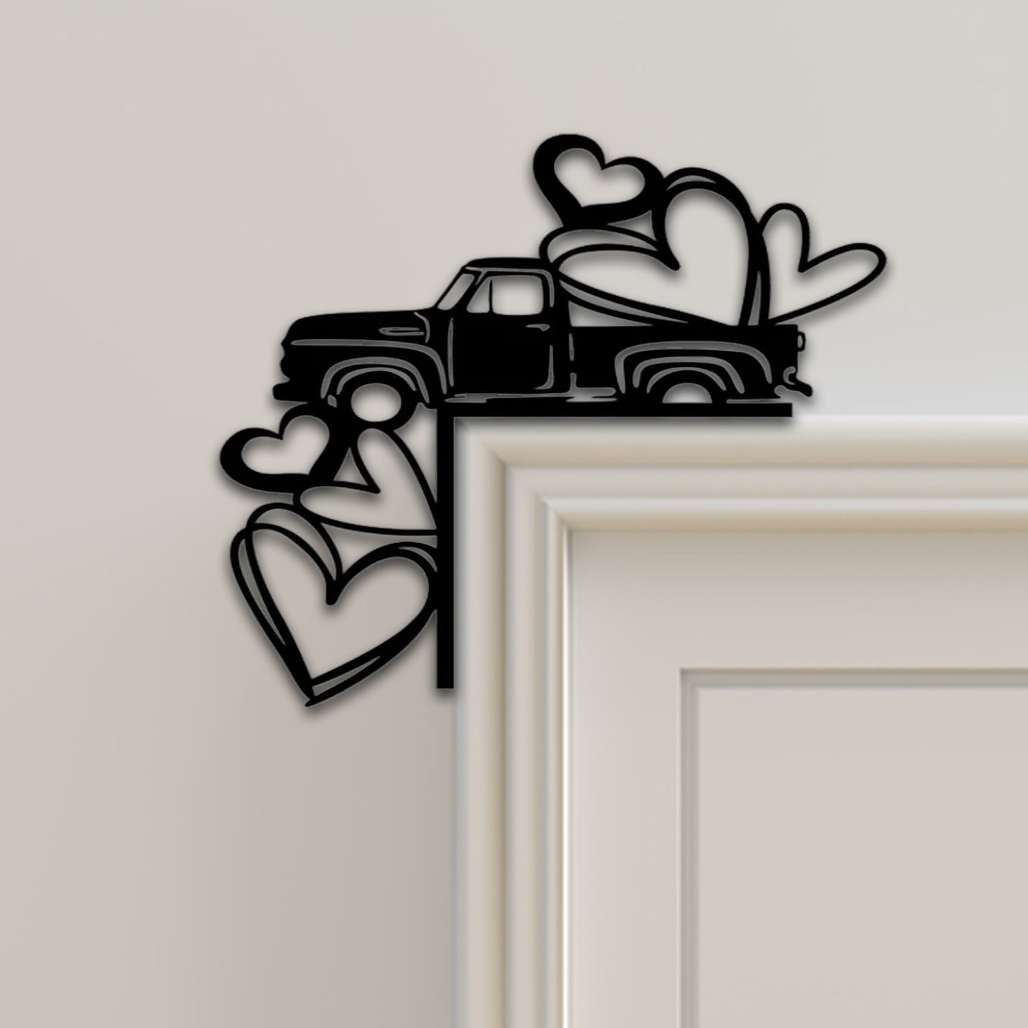 Heart Pickup Door Corner Decor 3d model