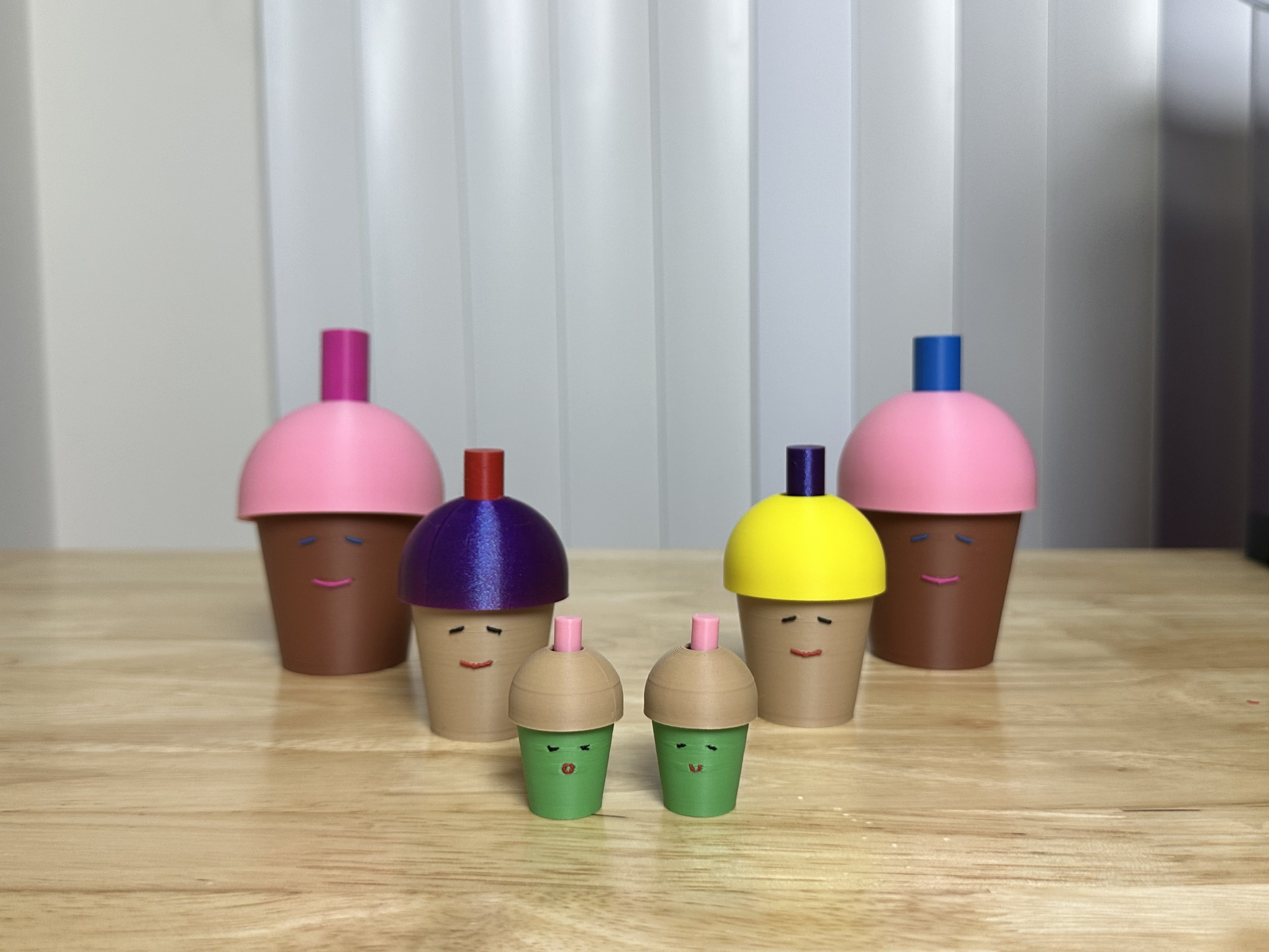Boba Buddy Bubble Tea Fidget Toy 3d model