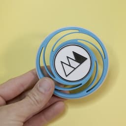 Make Anything Springy Spinning Plinko Puck 3d model