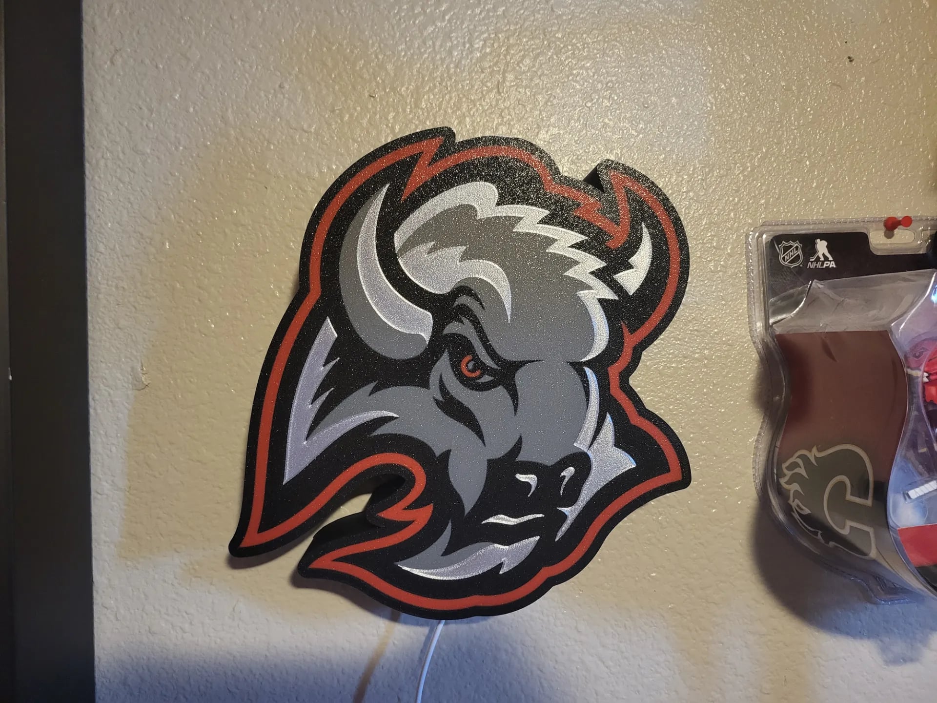 Buffalo Sabres Goathead LED Lamp 3d model