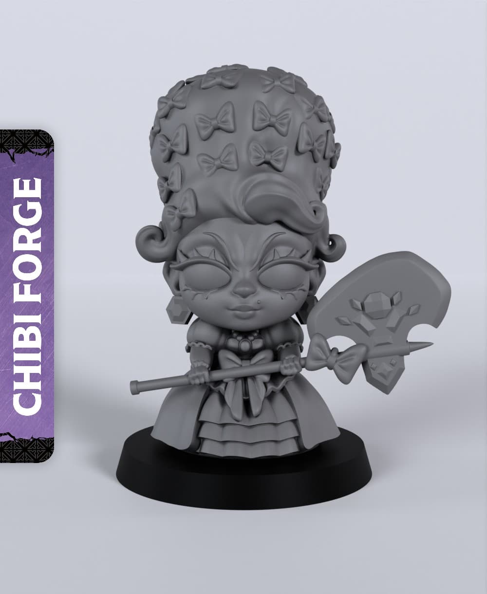 Ruby Queen - With Free Dragon - 5e DnD Inspired for RPG and Wargamers 3d model