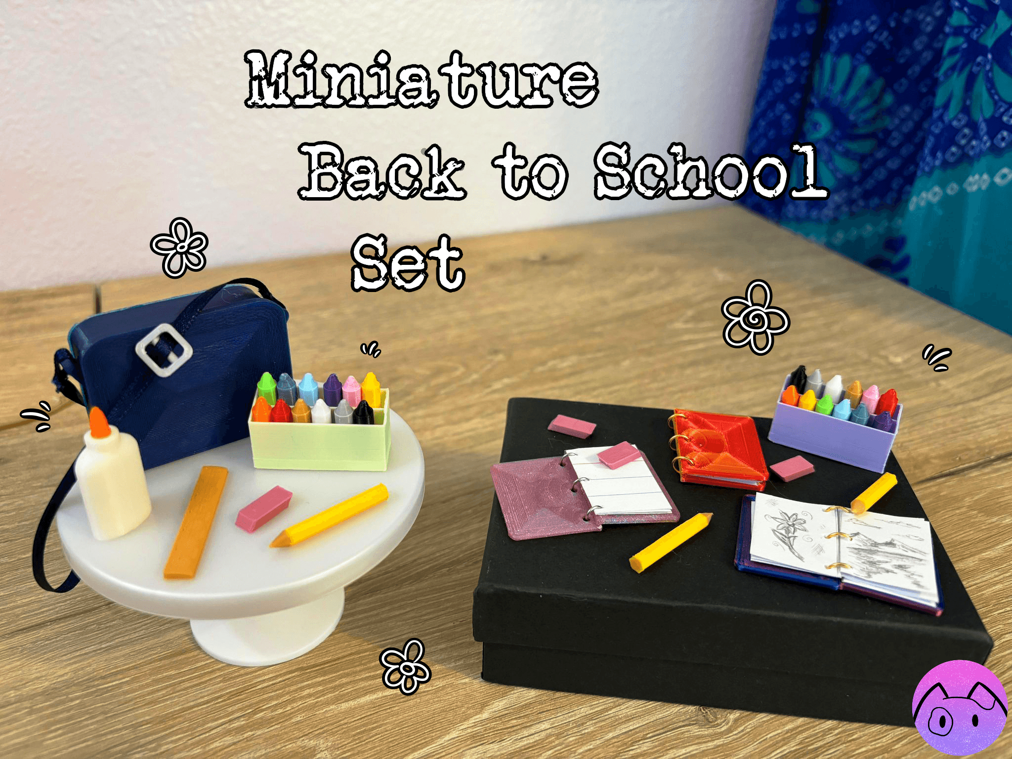 Miniature Back to School Set 3d model