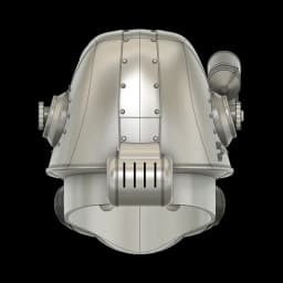 T-45 Power Armour Helmet - Fallout 3d model