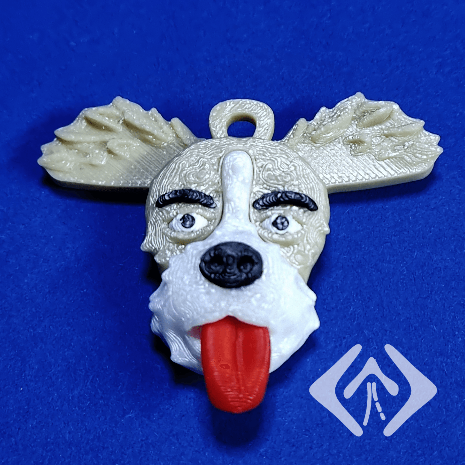 Puppy Keychain 3d model