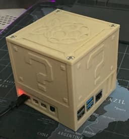 Retrocube Case for Raspberry Pi 4 Remix Top 3d model