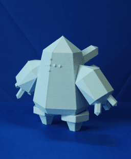 Regice Low Poly Pokemon 3d model