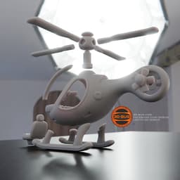 Toy Helicopter "Heliquito" 3d model