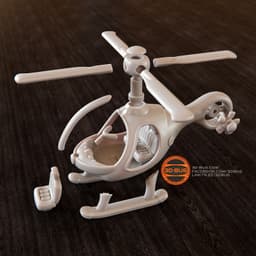 Toy Helicopter "Heliquito" 3d model