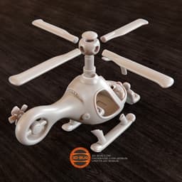 Toy Helicopter "Heliquito" 3d model